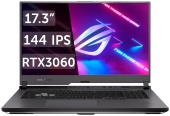 Ноутбук ASUS ROG Strix G17 G713RM-KH092W Ryzen 7 6800H/16G/512Gb SSD M.2/17,3"144Hz/RTX3060 6G/Win11