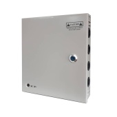 Щитовой ящик CCTV Power Supply S-120-12 с блоком питания 12V/10А, 9 выходов