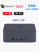 Компьютер неттоп Beelink EQi12 i7 12650H/ 24gb/ ssd 1Tb