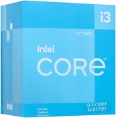 Процессор S-1700 Intel Core i3-12100F 3.30 GHz, BOX