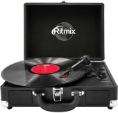 Виниловый проигрыватель Ritmix Bluetooth LP-120B AUX, черный