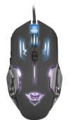 Мышь проводная оптическая Trust GXT 108 Rava RGB Gaming Mouse, 1.7м, чёрная