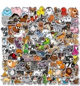 Стикеры Животные 100 шт