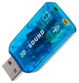 Переходник - конвертер 3.5мм - usb 2.0