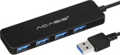 Расширитель 4-портовый USB Hub 3.0 ACASIS AB3-L42, USB, черный 