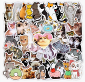 Стикеры CATS 50 штук