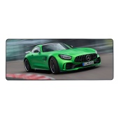 Коврик для мыши Mercedes-AMG GTR, 80x30x0.3 см, оверлок