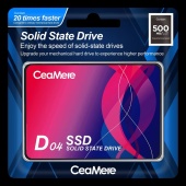 Твердотельный накопитель 2.5" SSD 512gb Ceamere CMSSDA-D04 500/500 Мб/c