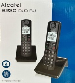 Радиотелефон с 2 беспроводными трубками Alcatel s230 Duo RU