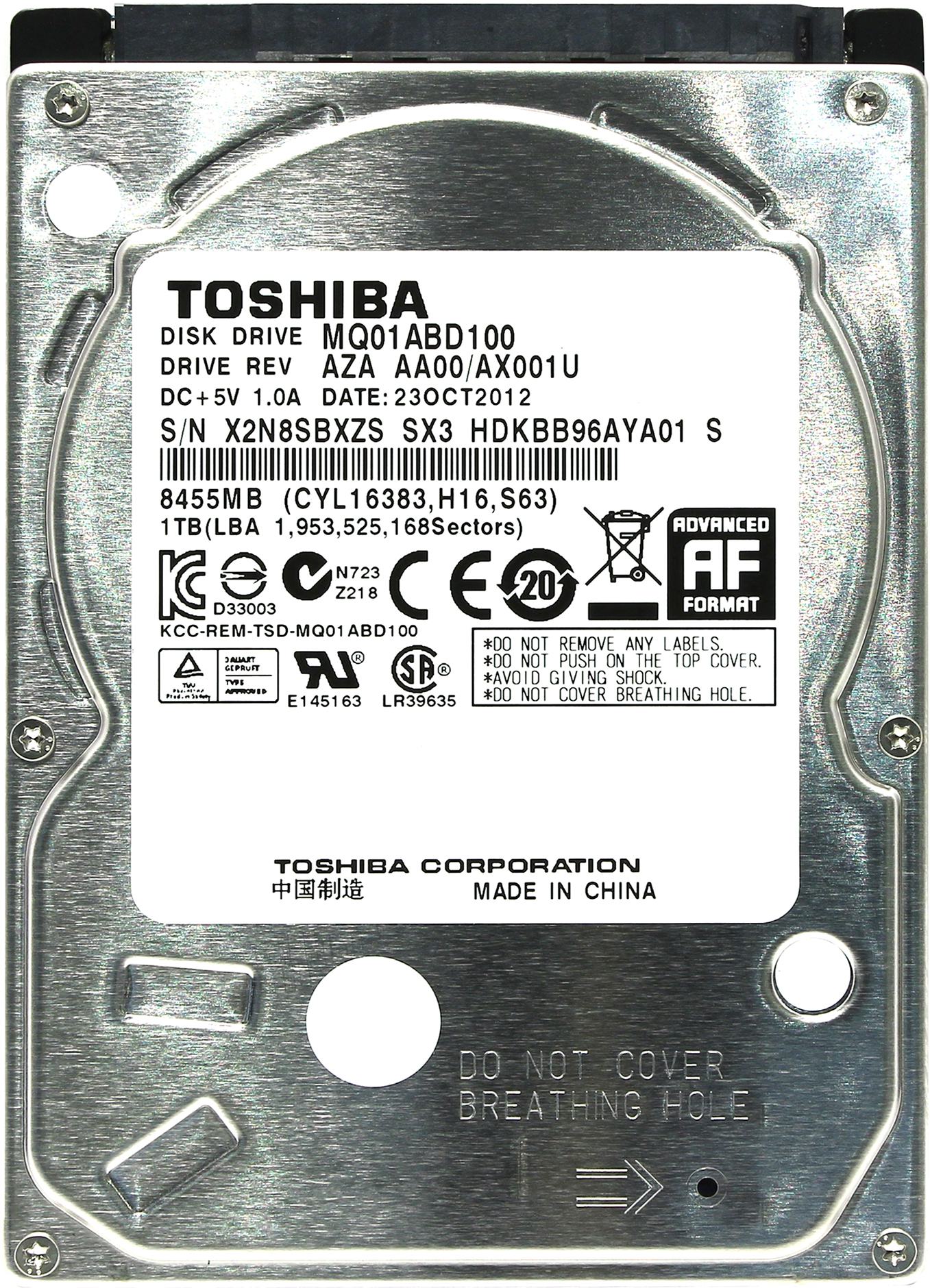 1 Тб Toshiba Купить