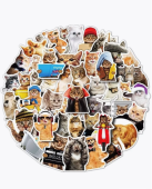 Стикеры КОТЫ 50 штук асс.