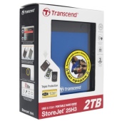 Внешний жесткий диск 2.5" HDD 2Tb Transcend StoreJet 25H3 2.5" TS2TSJ25H3B USB 5400 Об/мин