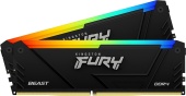 Оперативная память DDR4 16Gb(2x8Gb)/3200MHz Kingston Fury Beast RGB KF432C16BB2AK2/16 BOX