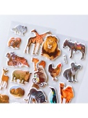 Стикеры Зоопарк 12 листов асс