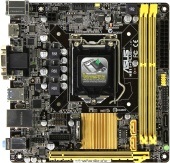 Материнская плата S-1150 Asus H81I-Plus 2DDR3 (REF/OEM) 