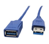 Кабель удлинитель i-Lan USB AM-AF  3м синий