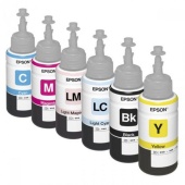 Чернила Epson чернила для L800, L1800, L810, L815, L850, L805 комплект 6 цветов Original 70мл
