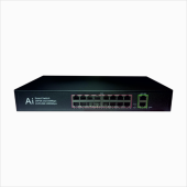 Коммутатор PoE Switch 8 port SunQar, S1010FPE 8 PoE+2 UPLink, 1000Mb/ps, 52V-2.3A