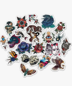 Стикеры Олдскул 20 шт