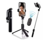 Штатиф трипод Selfie Stick Q02, черный