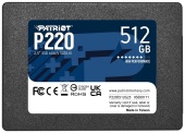 Твердотельный накопитель 2.5 SSD 512Gb Patriot P220S512G25 550/470мб/с