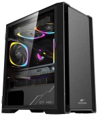 Корпус Wintek Andromeda D531-B TG, Micro ATX, USB 2*3.0/1*2.0, 3*12cm RGB fan, без БП, Black