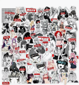 Стикеры Хентай Аниме Waifu 50 шт