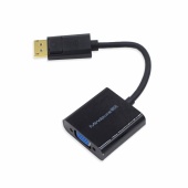 Переходник - конвертер DisplayPort M - VGA F, Mindpure AD005: LX10206, черный