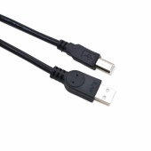 Кабель USB AM - USB BM iLAN, 3м. (для принтера) черный