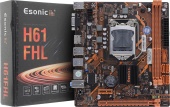 Материнская плата S-1155 Esonic H61FHL MicroATX 2DDR3 BOX