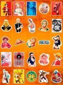 Стикеры "One Piece" 55 шт 