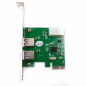 Контроллер M-SOL PCI-E-USB 3.0. чип ASM1042 2-порта