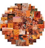 Стикеры "Orange nature" 56 шт