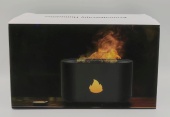 Ночник- увлажнитель воздуха "Пламя" Flame humidifier SL-168, черный