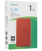 Внешний жесткий диск 2.5" HDD 1Tb Apacer AC236 SLIM AP1TBAC236R-1