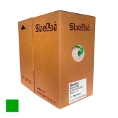 Кабель UTP CAT5E Shelbi SLC-UP5E04-6018 CAT 5E  4х2х24AWG solid, PVC медь зелёный