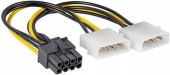 Кабель Molex*2 - 8pin Cablexpert, CC-PSU-81