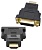 Переходник HDMI папа на DVI-I, пластик