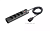 Сетевой фильтр HG DUE HG-2604 3м. 4 розетки, 2 USB, 1 Type-C, черный