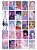 Стикеры Girls anime 50 шт