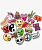 Стикеры Смайлики Emoji  20 шт