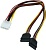Кабель Molex-2*SATA,Cablexpert PSY-0.3M, раздвоитель, литой