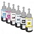 Чернила Epson чернила для L800, L1800, L810, L815, L850, L805 комплект 6 цветов Original 70мл