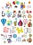 Стикеры Balloons 50 шт 